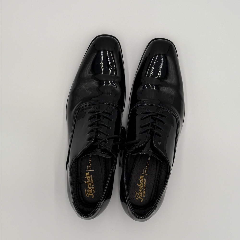 Florsheim Black Oxford Dress Shoes with Polished Leather